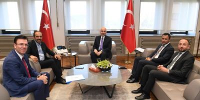 ULAŞTIRMA VE ALTYAPI BAKANIMIZI ZİYARET ETTİLER